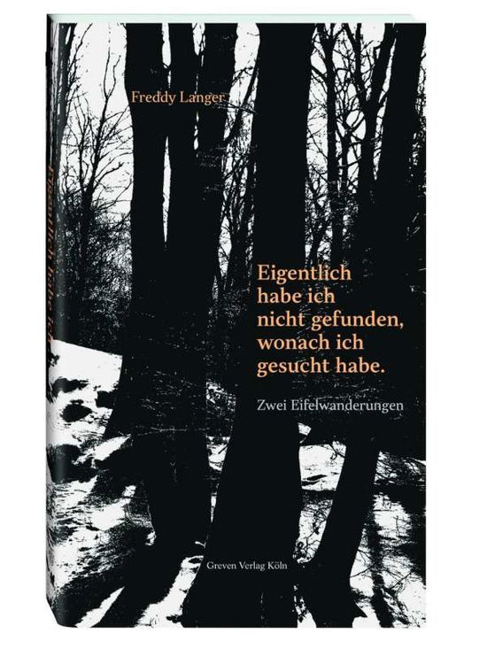 Cover for Langer · Eigentlich habe ich nicht gefund (Book)