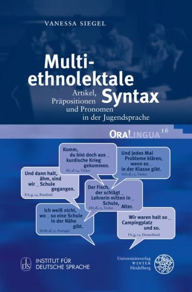 Cover for Siegel · Multiethnolektale Syntax (Bog) (2018)