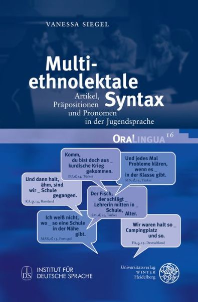 Cover for Siegel · Multiethnolektale Syntax (Book) (2018)