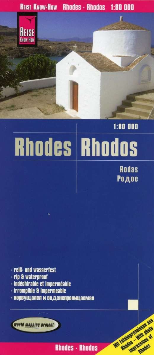 Cover for Rhodes (1:80.000) (Map) (2018)