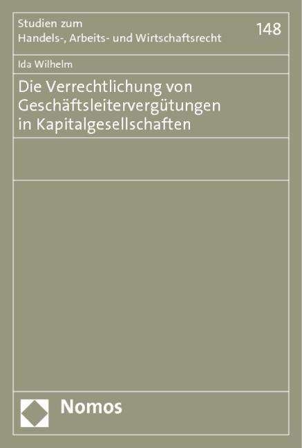Cover for Wilhelm · Die Verrechtlichung von Geschäf (Buch) (2013)
