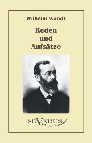 Cover for Wilhelm Wundt · Reden und Aufsatze (Paperback Bog) [German edition] (2011)