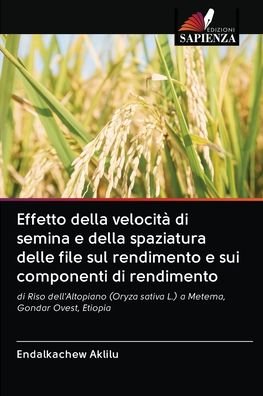 Cover for Aklilu · Effetto della velocità di semina (Buch) (2020)