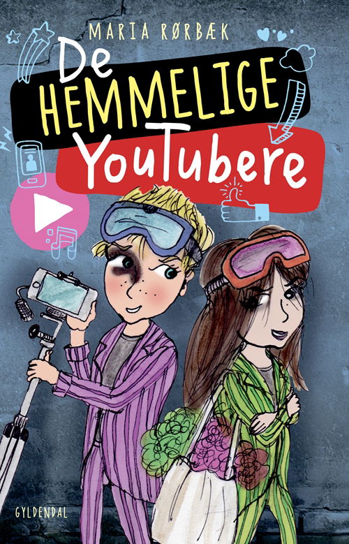 De Hemmelige Youtubere: De Hemmelige Youtubere - Maria Rørbæk - Bøger - Gyldendal - 9788702277203 - 22. februar 2019