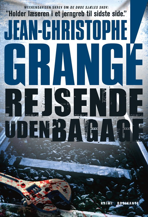 Cover for Jean-Christophe Grangé · Rejsende uden bagage (Sewn Spine Book) [1. Painos] (2012)