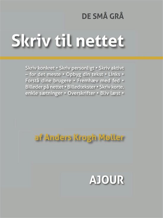 Cover for Anders Krogh Møller · Skriv til nettet (Sewn Spine Book) [1.º edición] (2017)