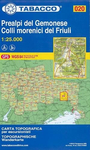 Cover for Tabacco · Prealpi Carniche E Giulie 2015 (Map) (2015)