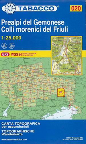 Cover for Tabacco · Prealpi Carniche E Giulie 2015 (Map) (2015)