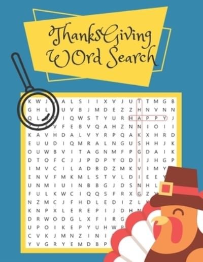 Cover for Jaz Mine · Thanksgiving Word Search (Paperback Book) (2020)