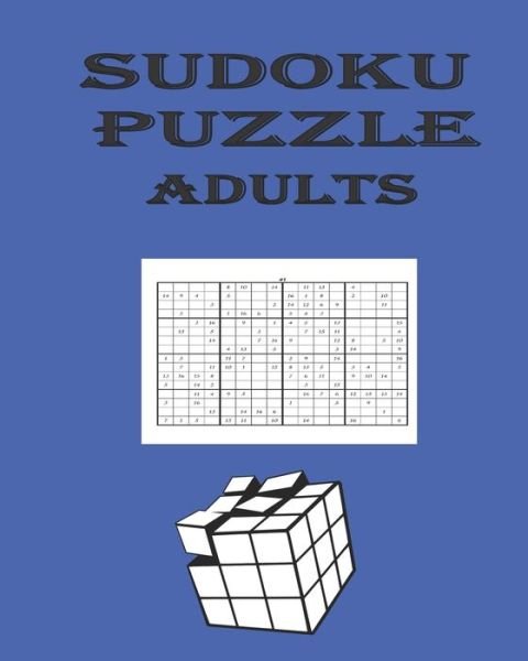 Cover for Sudoku Book · Sudoku Puzzle Adults (Pocketbok) (2020)