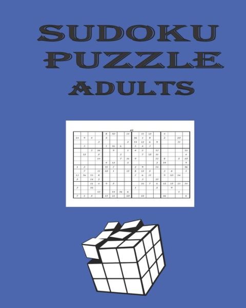 Cover for Sudoku Book · Sudoku Puzzle Adults (Paperback Bog) (2020)