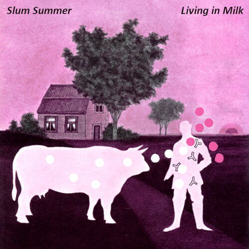 Cover for Slum Summer · Living in Milk (CD) (2022)
