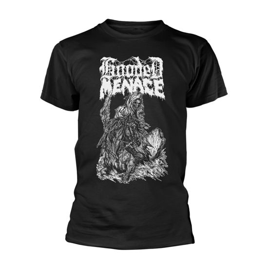 Cover for Hooded Menace · Reanimated by Death (T-shirt) [size S] [Black edition] (2019)