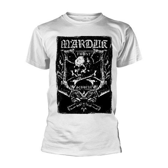 Cover for Marduk · Frontschwein (White) (T-shirt) [size M] [White edition] (2020)