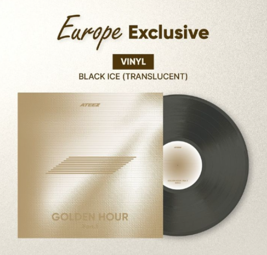 Cover for Ateez · Golden Hour Pt.1 (LP) [Black Ice Trancelucent edition] (2024)