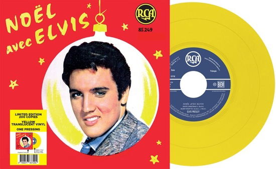 Elvis Presley · EP Étranger N°12 - Noël Avec Elvis  Yellow Vinyl (7") (2024)