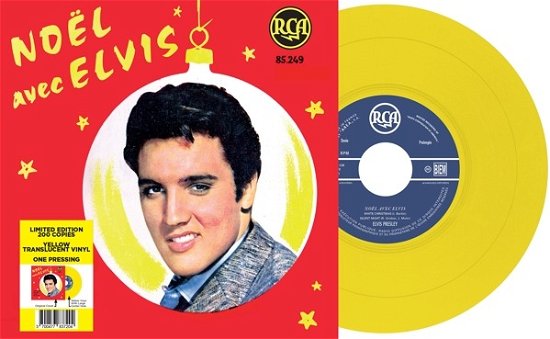 Ep Etranger No12 - Noel Avec Elvis (Yellow Vinyl) - Elvis Presley - Muziek - L.M.L.R. - 3700477837204 - 12 april 2024