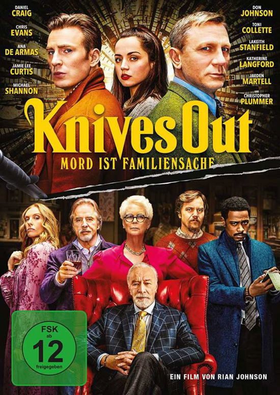 Cover for Knives Out-mord Ist Familiensache (DVD) (2020)