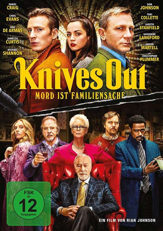 Cover for Knives Out-mord Ist Familiensache (DVD) (2020)