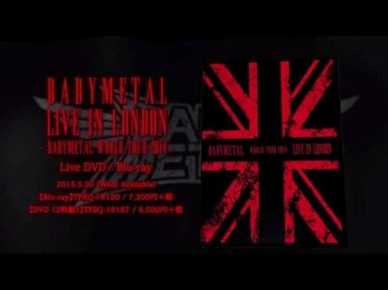 Cover for Babymetal · Live in London 2014 (Blu-ray) [Special edition] (2015)