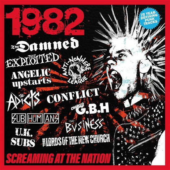 Cover for 1982: Screaming at the Nation / Various · 1982 - Screaming At The Nation (CD) (2023)