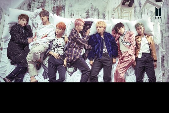 BTS - Poster 61X91 - Group Bed - Poster - Maxi - Merchandise - Gb Eye - 5028486425204 - October 1, 2019