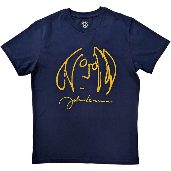 John Lennon Unisex T-Shirt: Self Portrait - John Lennon - Merchandise -  - 5056561091204 - June 27, 2023