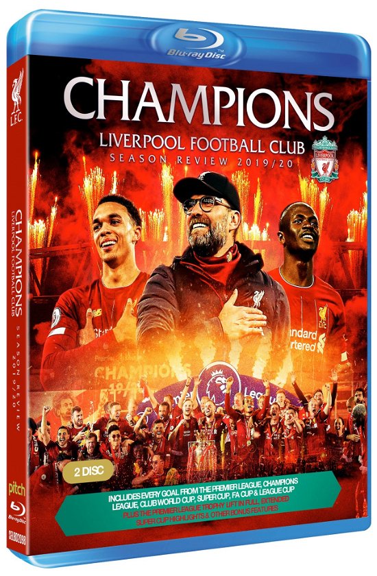 Cover for Liverpool Fc Season Review 1920 BD · Champions -  Liverpool Football Club season Review 2019 to 2020 (Blu-ray) (2020)