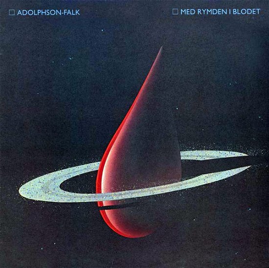 Cover for Adolphson &amp; Falk · Med Rymden I Blodet (Röd Vinyl) (LP) (2022)