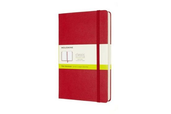 Cover for Moleskine Expanded Large Plain Hardcover Notebook: Scarlet Red (Bok) (2020)