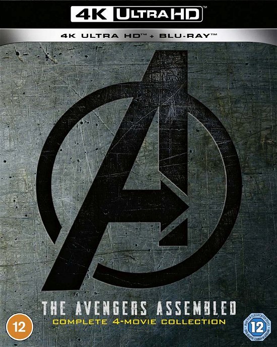 Cover for Avengers 14 Uhd BD · Avengers 1 to 4 Collection (4K UHD Blu-ray) (2021)