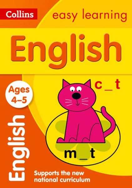 Cover for Collins Easy Learning · English Ages 3-5: Prepare for School with Easy Home Learning - Collins Easy Learning Preschool (Paperback Book) [New edition] (2015)