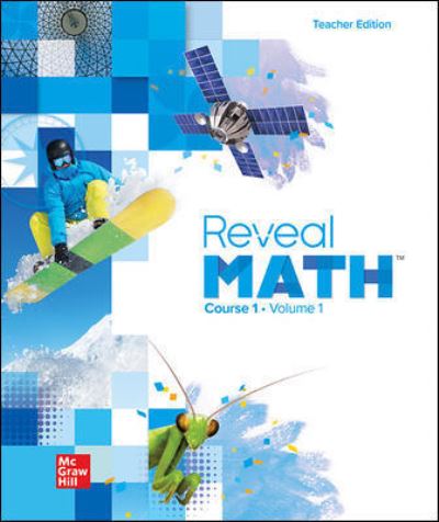 Cover for McGraw Hill · Reveal Math Course 1, Teacher Edition, Volume 1 - MATH APPLIC &amp; CONN CRSE (Spiral Book) (2018)