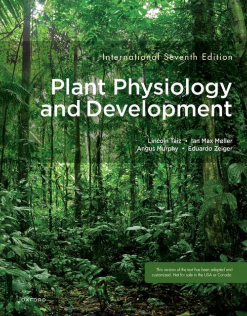 Cover for Lincoln Taiz · Plant Physiology and Development (Paperback Book) [7 Revised edition] (2023)