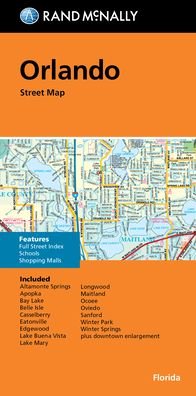 Cover for Rand McNally · Rand McNally Folded Map: Orlando Street Map (Taschenbuch) (2022)