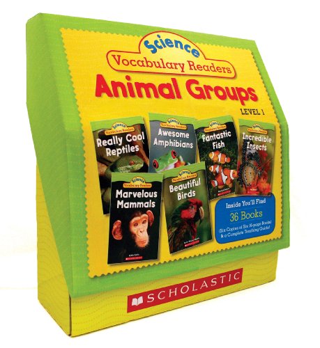 Cover for Liza Charlesworth · Science Vocabulary Readers Set: Animal Groups: Exciting Nonfiction Books That Build Kids? Vocabularies Includes 36 Books (Six Copies of Six 16-page ... Birds, Reptiles, Amphibians, Fish, Insects (Paperback Book) [Pck Tch edition] (2010)