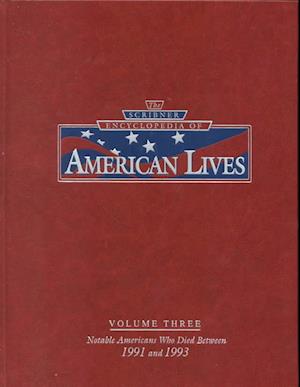 Cover for Kenneth T. Jackson · The Scribner Encyclopedia of American Lives (Hardcover Book) [3rd Annotated edition] (2000)