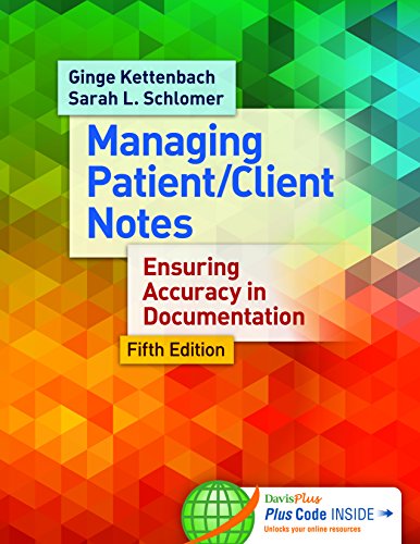 Cover for Ginge Kettenbach · Managing Patient / Client Notes 5e (Pocketbok) (2016)