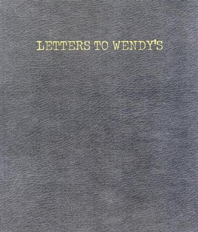 Cover for Joe Wenderoth · Letters to Wendy's (Paperback Book) [1st edition] (2004)