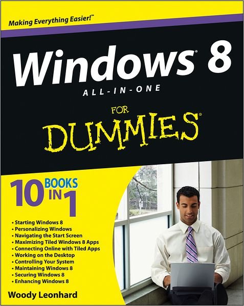 Windows 8 All-in-One For Dummies - Woody - Livres - John Wiley & Sons - 9781118119204 - 31 octobre 2012