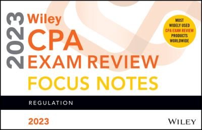 Cover for Wiley · Wiley's CPA Jan 2023 Focus Notes: Regulation (Pocketbok) (2023)