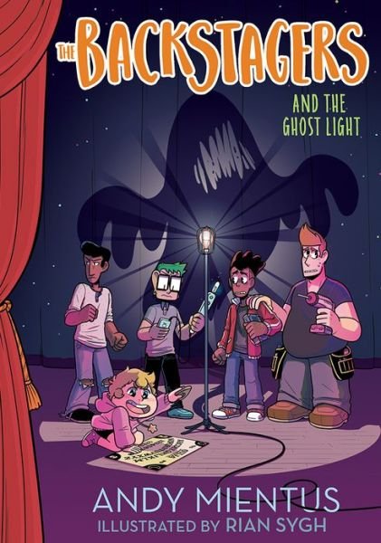 Cover for Andy Mientus · Backstagers and the Ghost Light (Hardcover Book) (2018)