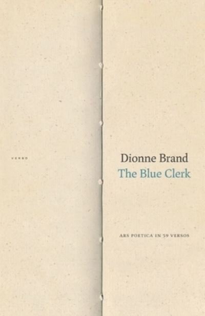 Cover for Dionne Brand · Blue Clerk (Paperback Bog) (2022)