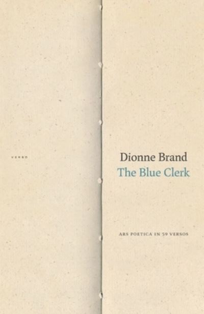 Cover for Dionne Brand · Blue Clerk (Taschenbuch) (2022)