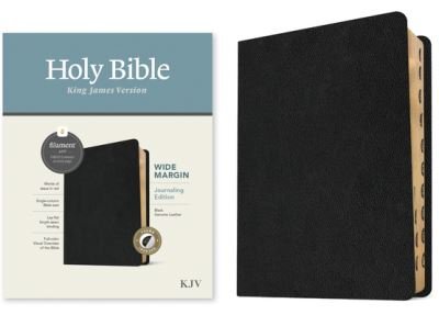 Cover for Tyndale · KJV Wide Margin Bible, Filament Enabled Edition (Red Letter, Genuine Leather, Black, Indexed) (Book) (2023)