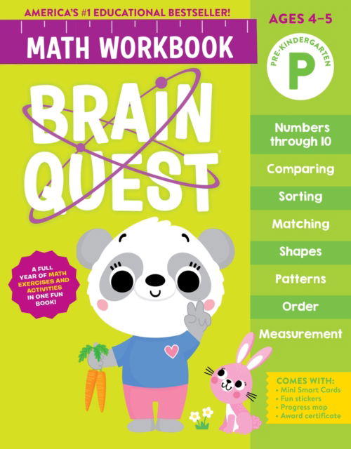 Brain Quest Math Workbook: Pre-Kindergarten - Workman Publishing - Bücher - Workman Publishing - 9781523524204 - 25. Juli 2024