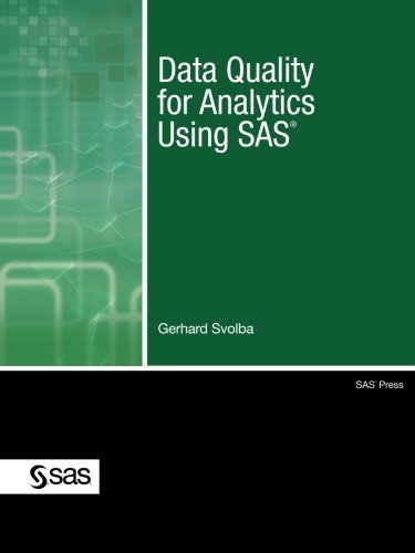 Cover for Gerhard Svolba Ph.d. · Data Quality for Analytics Using Sas (Paperback Book) (2015)