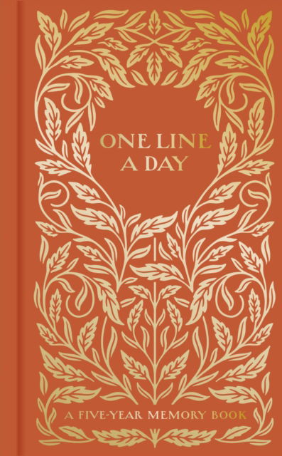 Cover for Chronicle Books · Gilded One Line a Day: A Five-Year Memory Book (MISC) (2024)