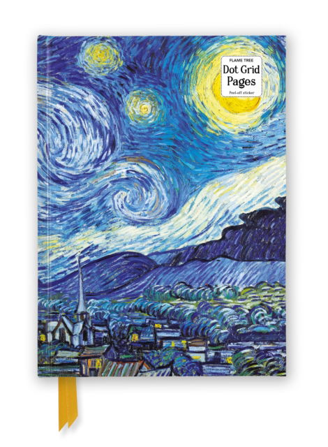 Cover for Vincent van Gogh: The Starry Night (Foiled Dot Grid Journal) - Flame Tree Dot Grid Notebooks (Skrivemateriell) (2026)