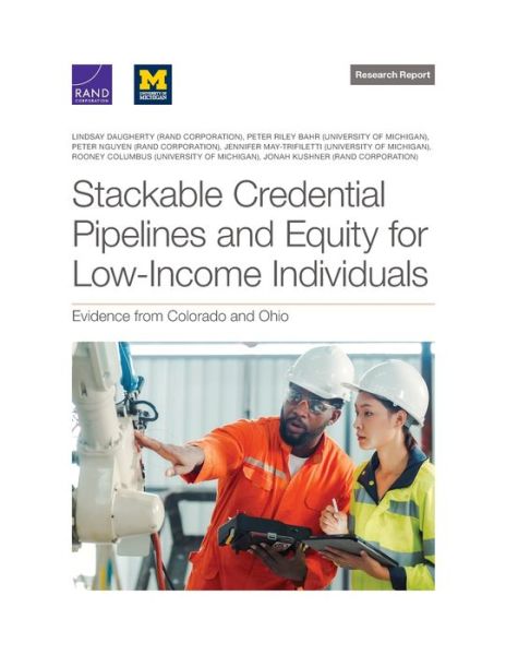 Cover for Lindsay Daugherty · Stackable Credential Pipelines and Equity for Low-Income Individuals (Paperback Book) (2023)